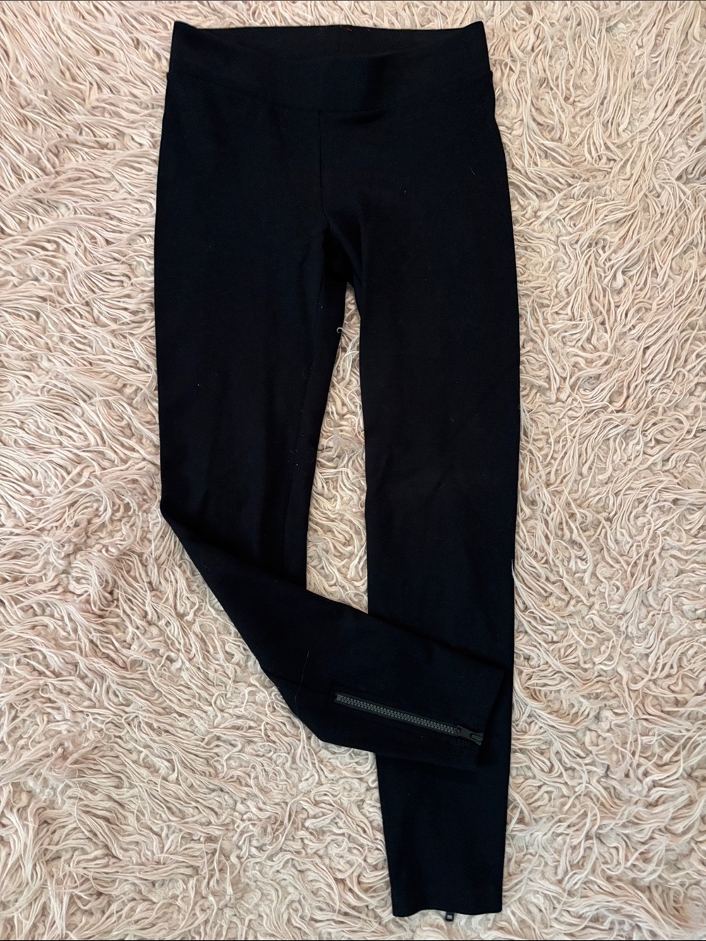 CAbi Back Ponte Knit Ankle Zipper Pants